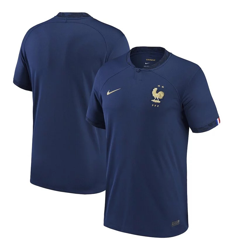 2022 FIFA World Cup - France National Team Home Mbappé Jersey